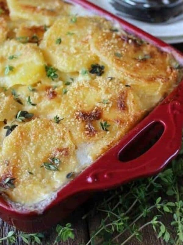 Dairy Free Herbed Scalloped Potatoes