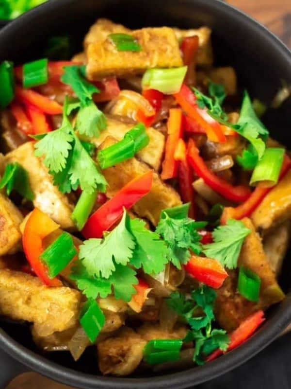 Sweet and Sour Tofu with plenty of Vegetables