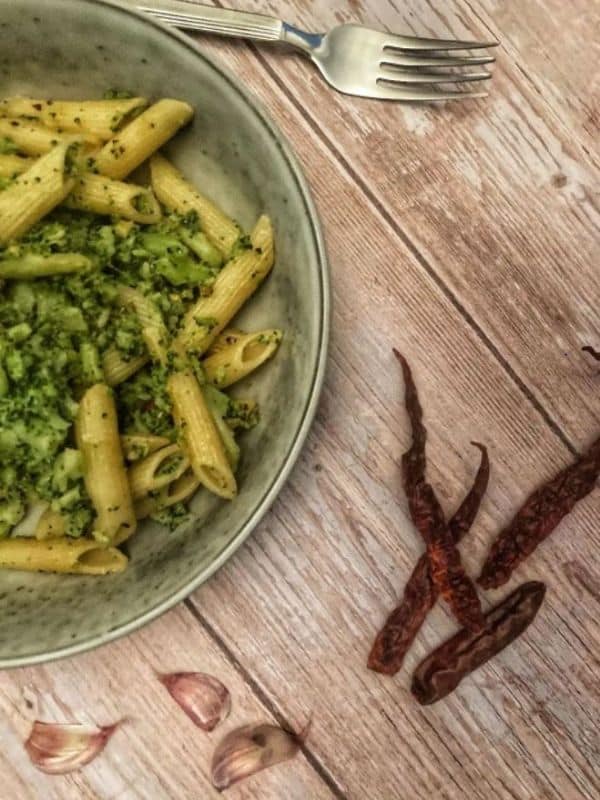 Vegan Broccoli and Chili Pasta