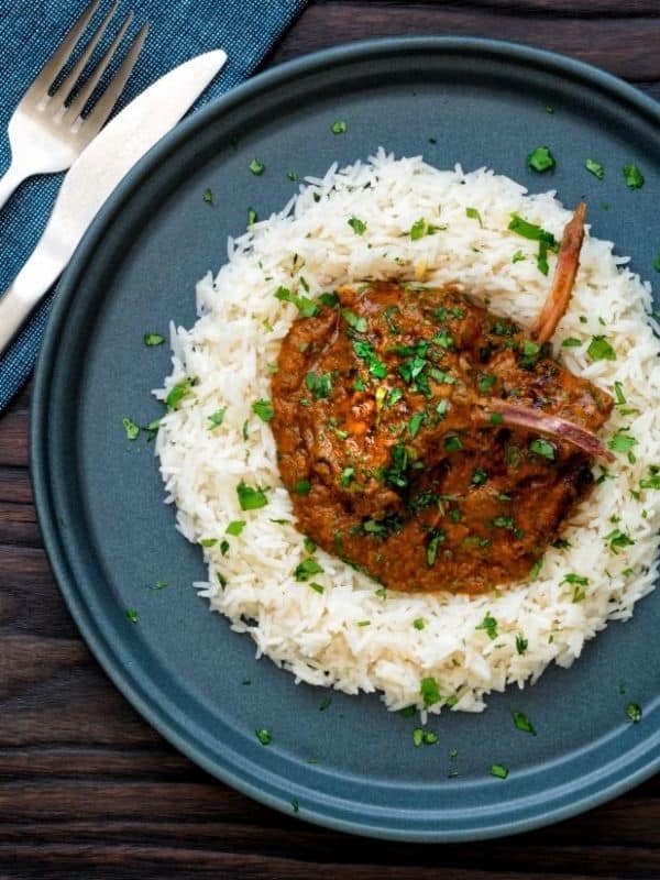Lamb Chop Curry in a Spicy Sour Gravy