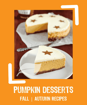 pupmkin dessert fall recipes