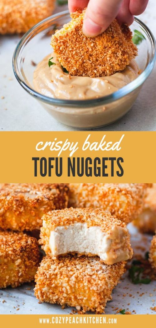 Crispy Baked Tofu Nuggets