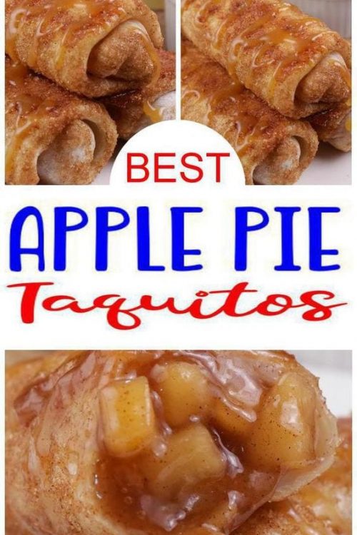 Easy Apple Pie Taquitosc