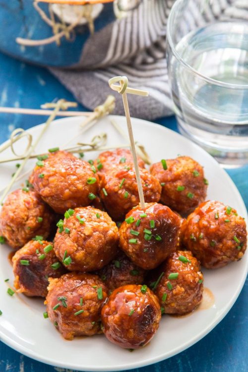 Firecracker Chickpea Meatballs
