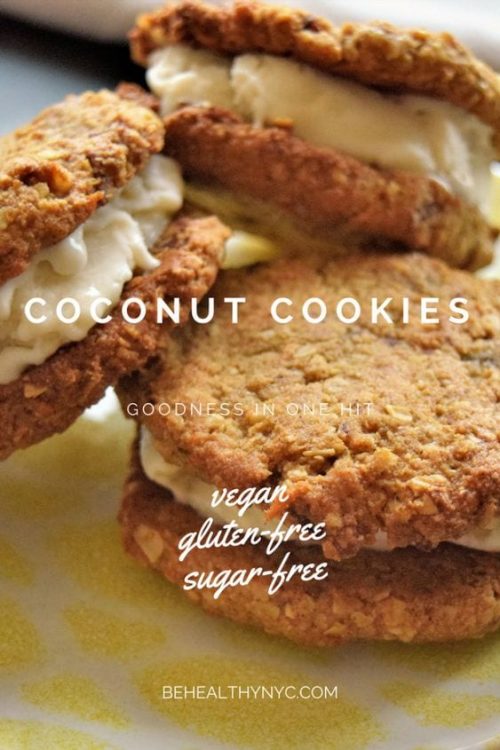 Vegan, Gluten-free, And Refined Sugar-free Coconut Cookies